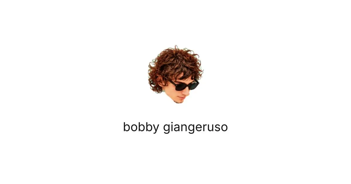 bobby giangeruso design reference