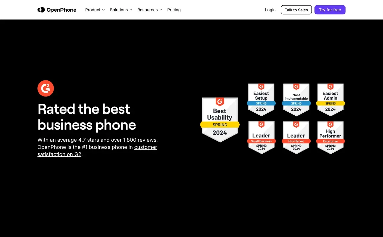 Openphone — Awards and certifications design reference
