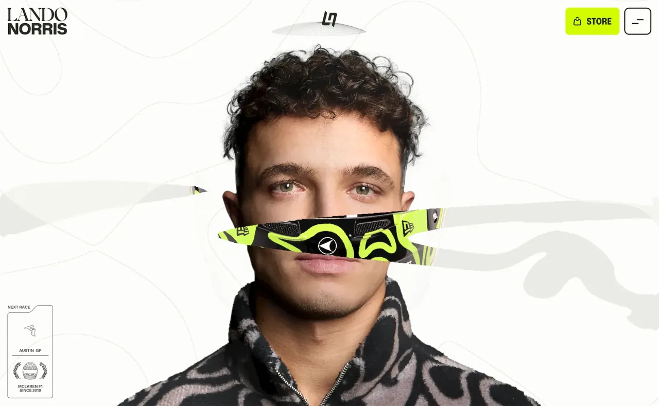 Lando Norris design reference
