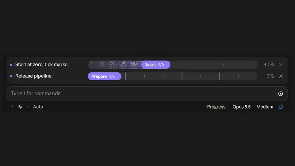 Claude Code Live Progress Bar preview