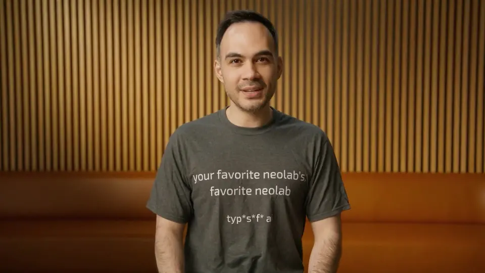 Neolab Slogan Tee Typography preview