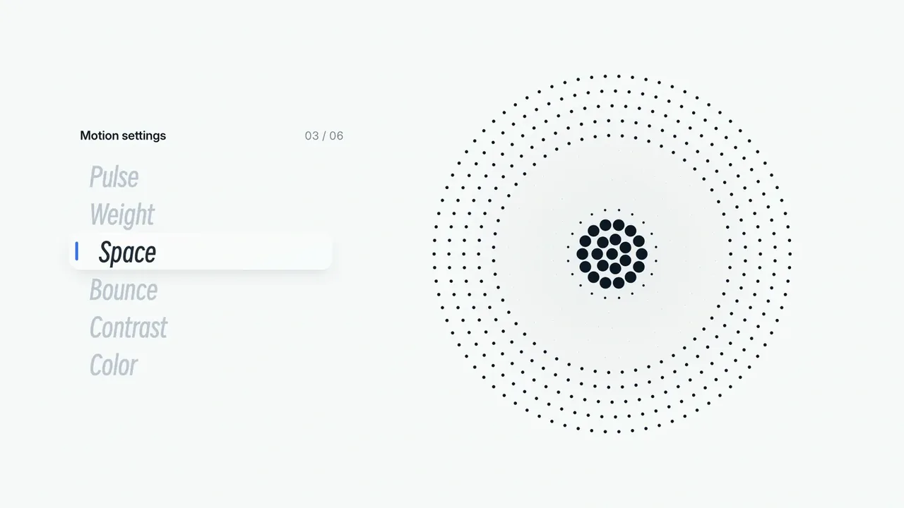 LaunchMotion · Dot Grid Moods preview